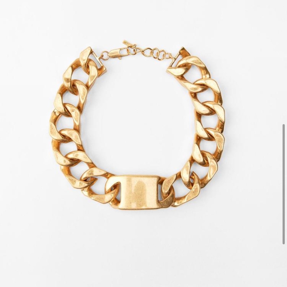 Zara CHAIN LINK CHOKER NECKLACE